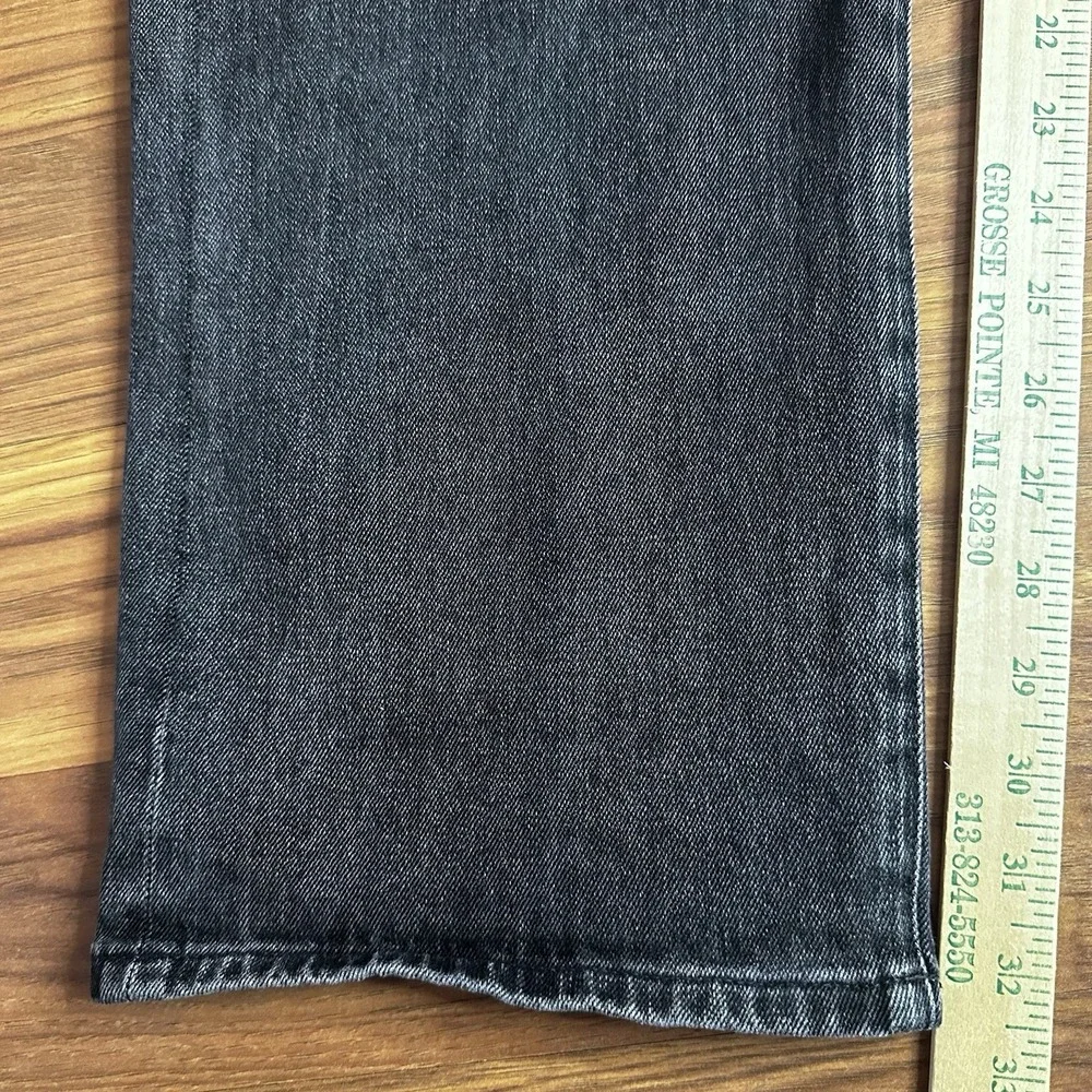 Flint & Tinder Jeans Mens 38x32* Black Denim Fade Straight Fit Casual Huckberry